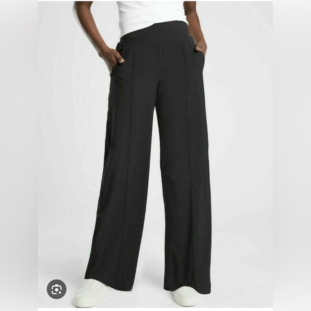 Athleta Nolita Wide Leg Pants - Black